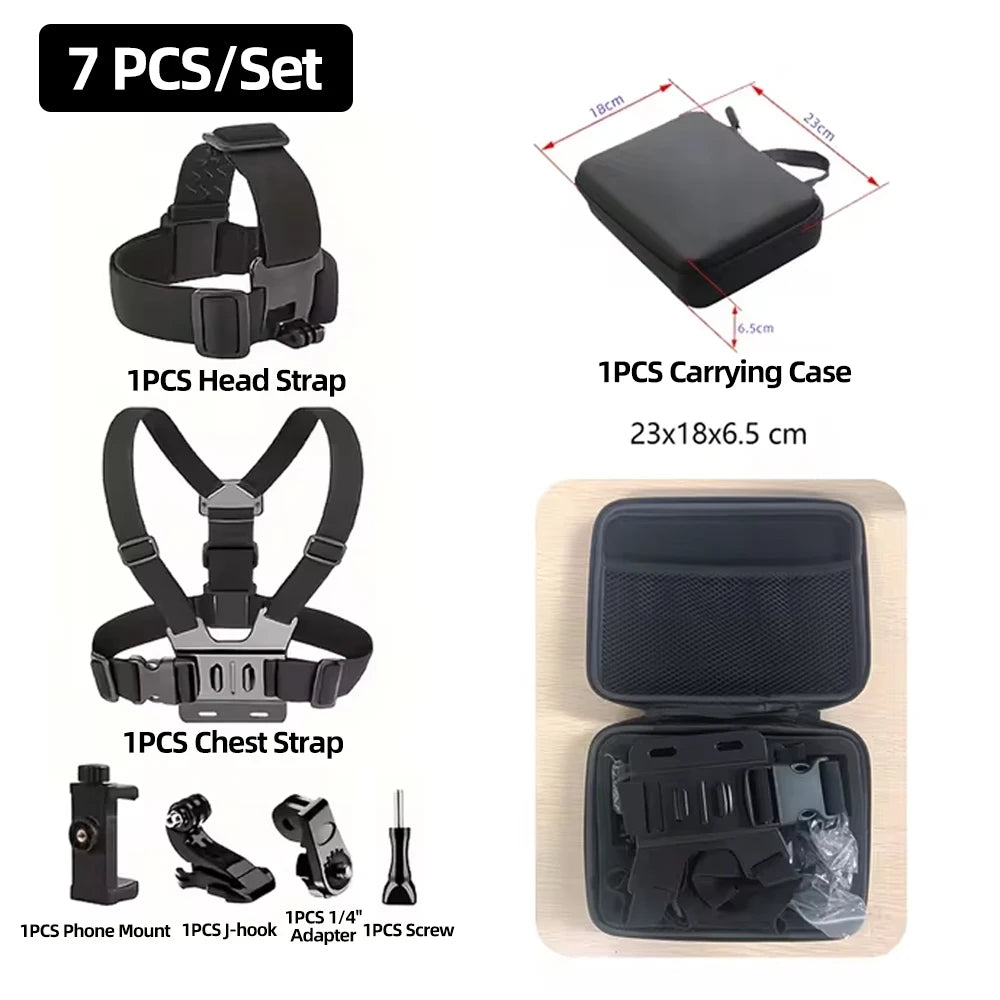 7-in-1 Action Camera Accessories Set