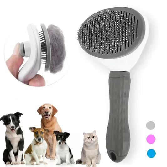 Self Cleaning Pet Hair Remover Brush