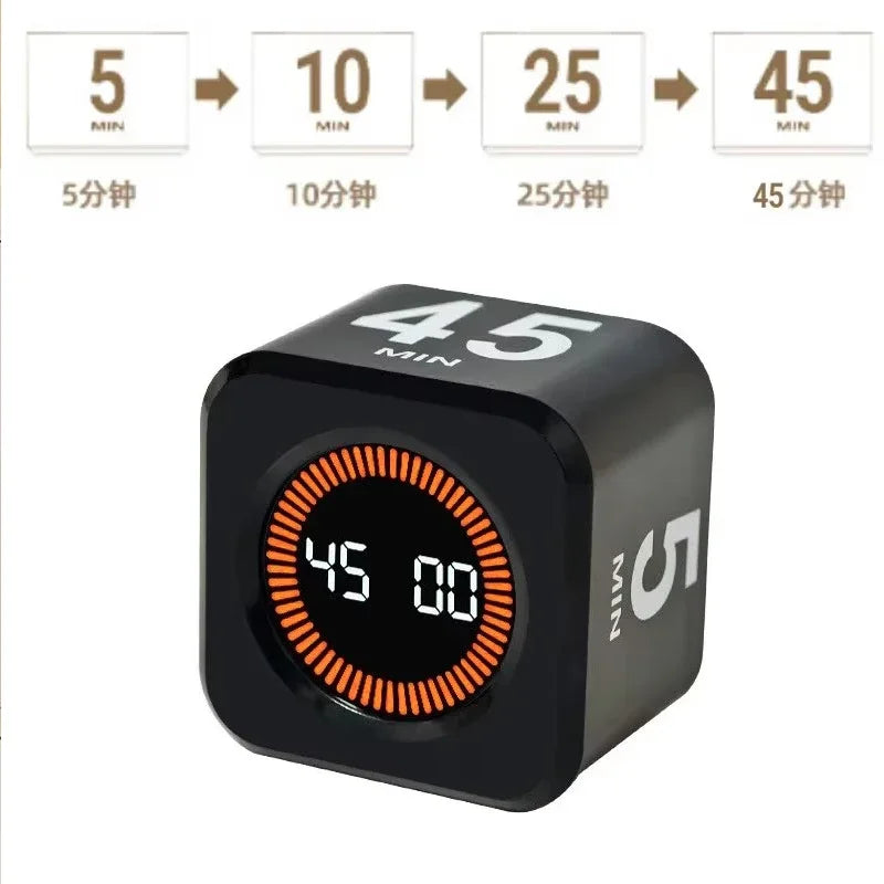 Gravity Sensor Productivity Timer Cube