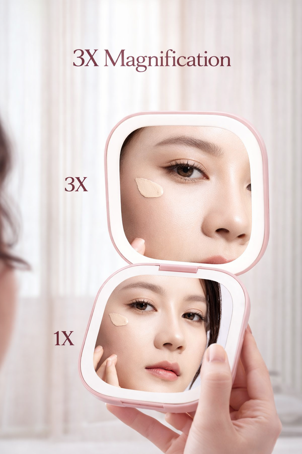 LED Portable Makeup Mirror
