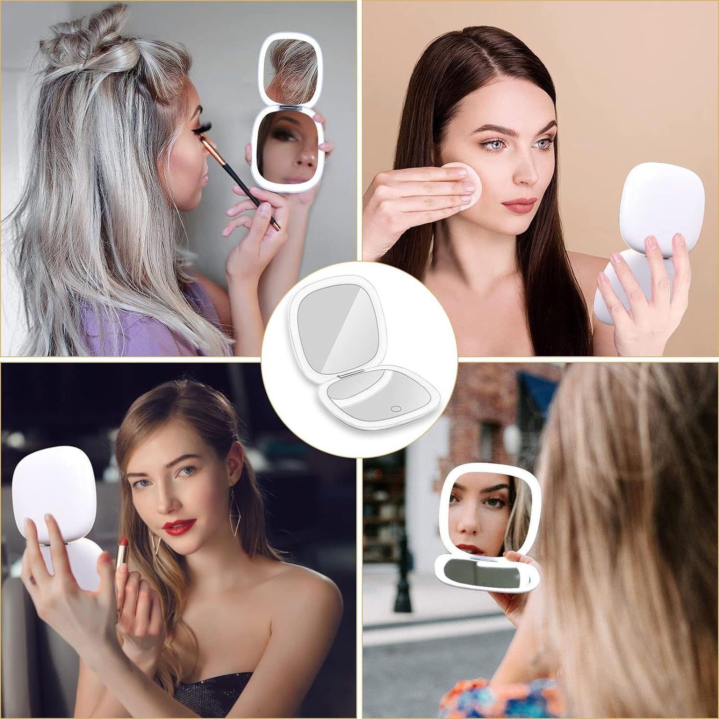 LED Portable Makeup Mirror