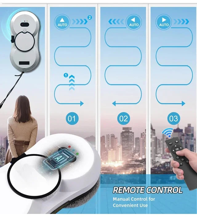 UPS System Robot Window Cleaner