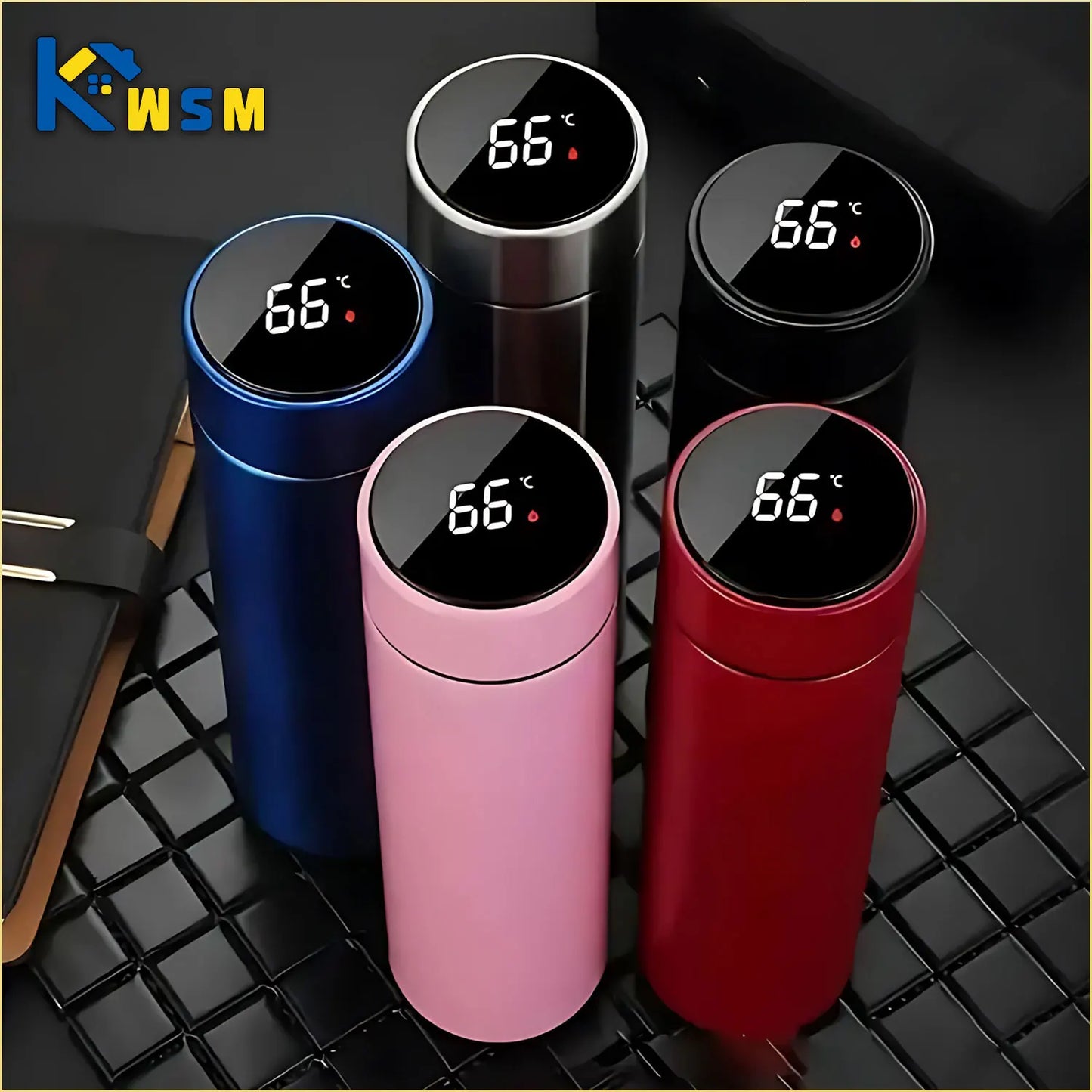 Smart Temperature Display Thermos Bottle