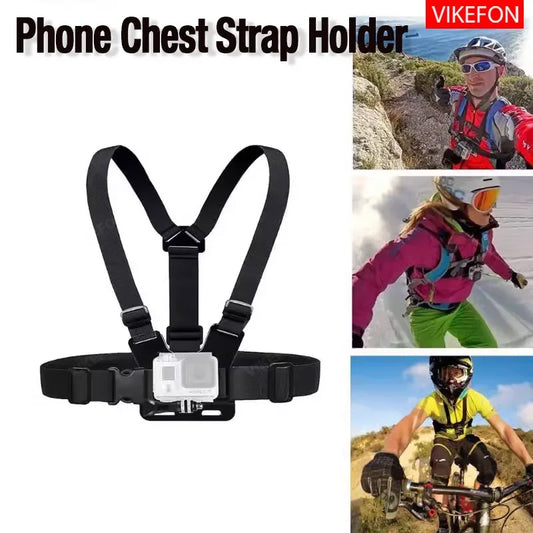 5-in-1 Mobile Phone Chest Strap Holder