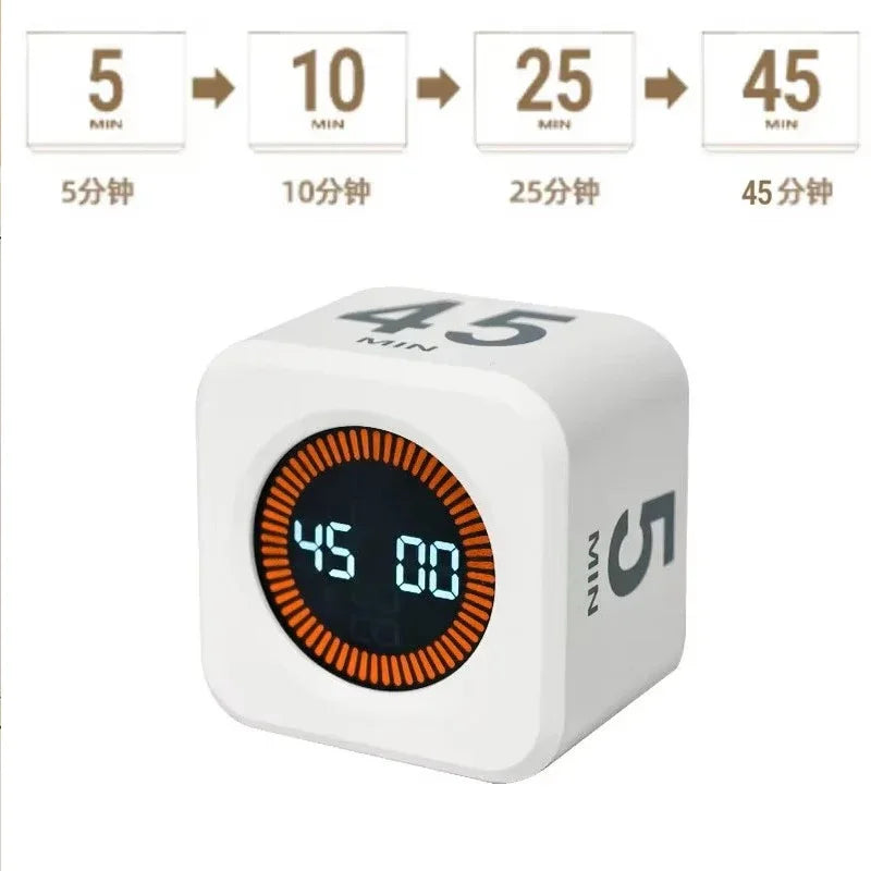 Gravity Sensor Productivity Timer Cube