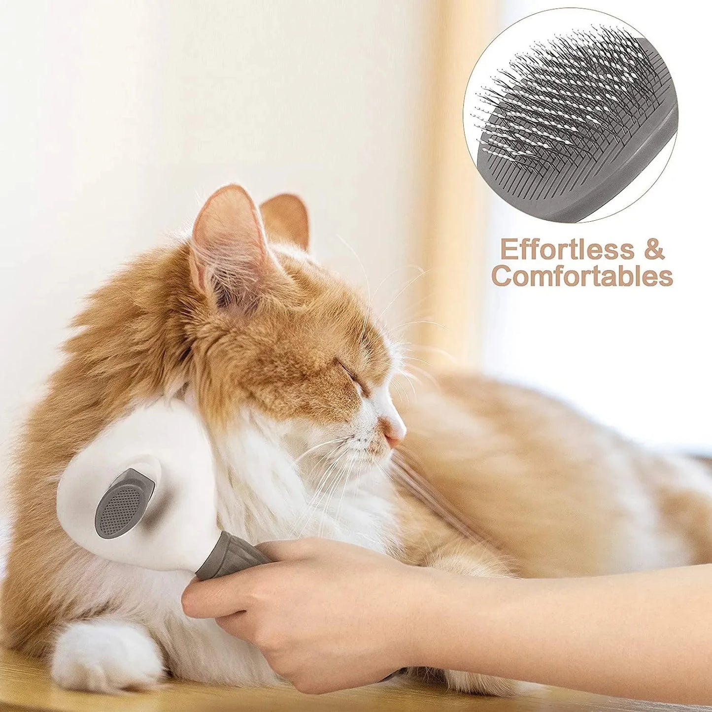 Self Cleaning Pet Hair Remover Brush