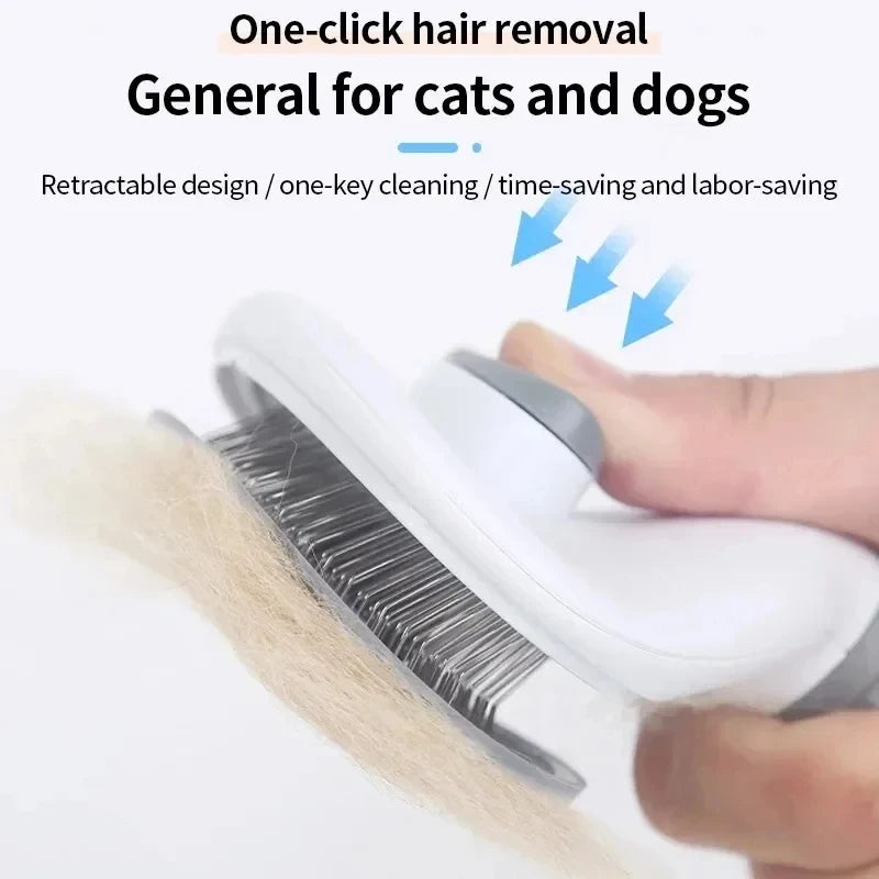 Self Cleaning Pet Hair Remover Brush