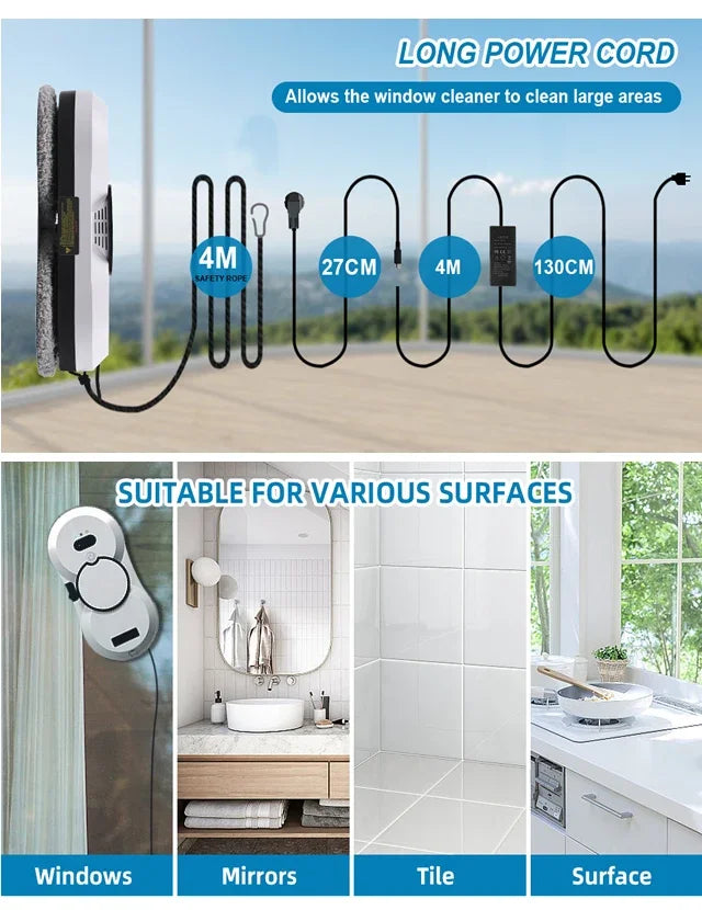 UPS System Robot Window Cleaner