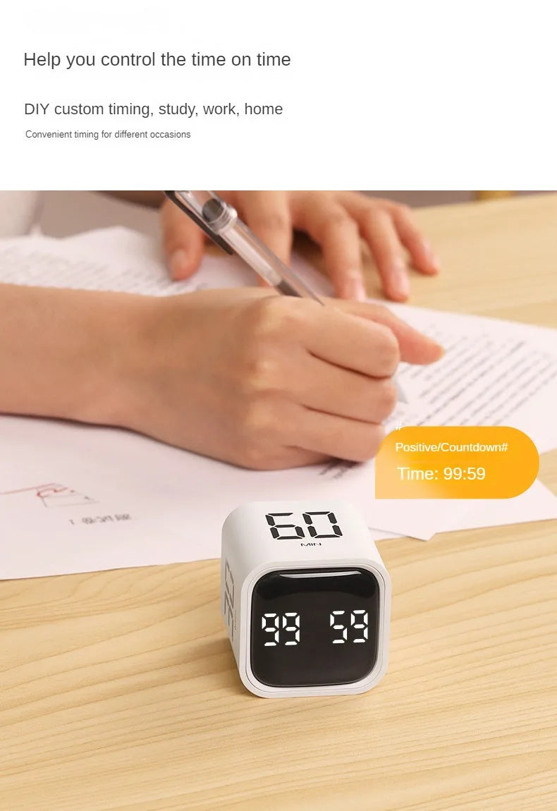 Gravity Sensor Productivity Timer Cube