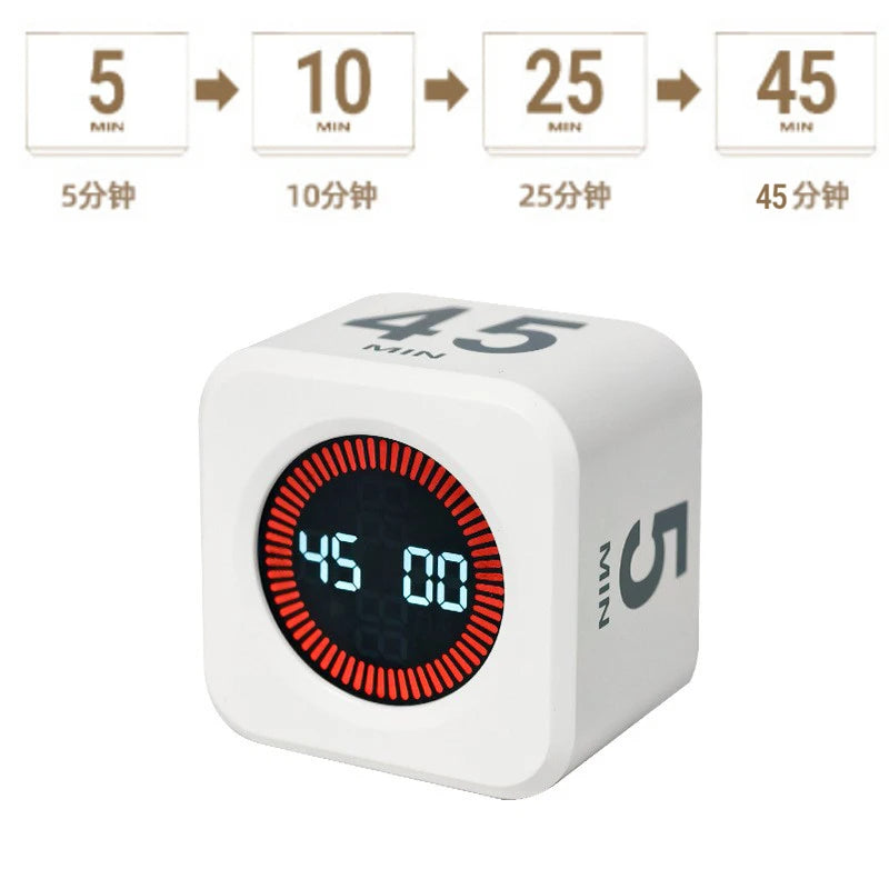 Gravity Sensor Productivity Timer Cube