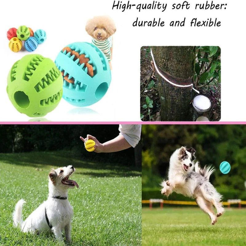 Interactive Dog Treat Puzzle Ball
