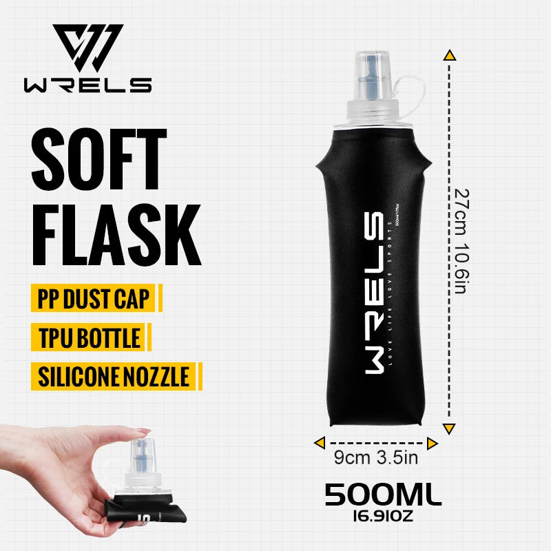 Collapsible Soft Flask Water Bottle