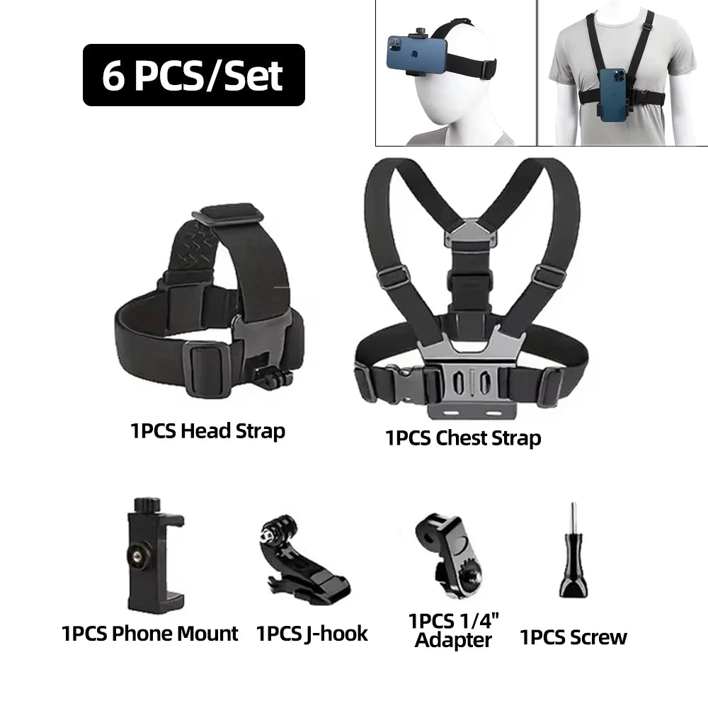 7-in-1 Action Camera Accessories Set