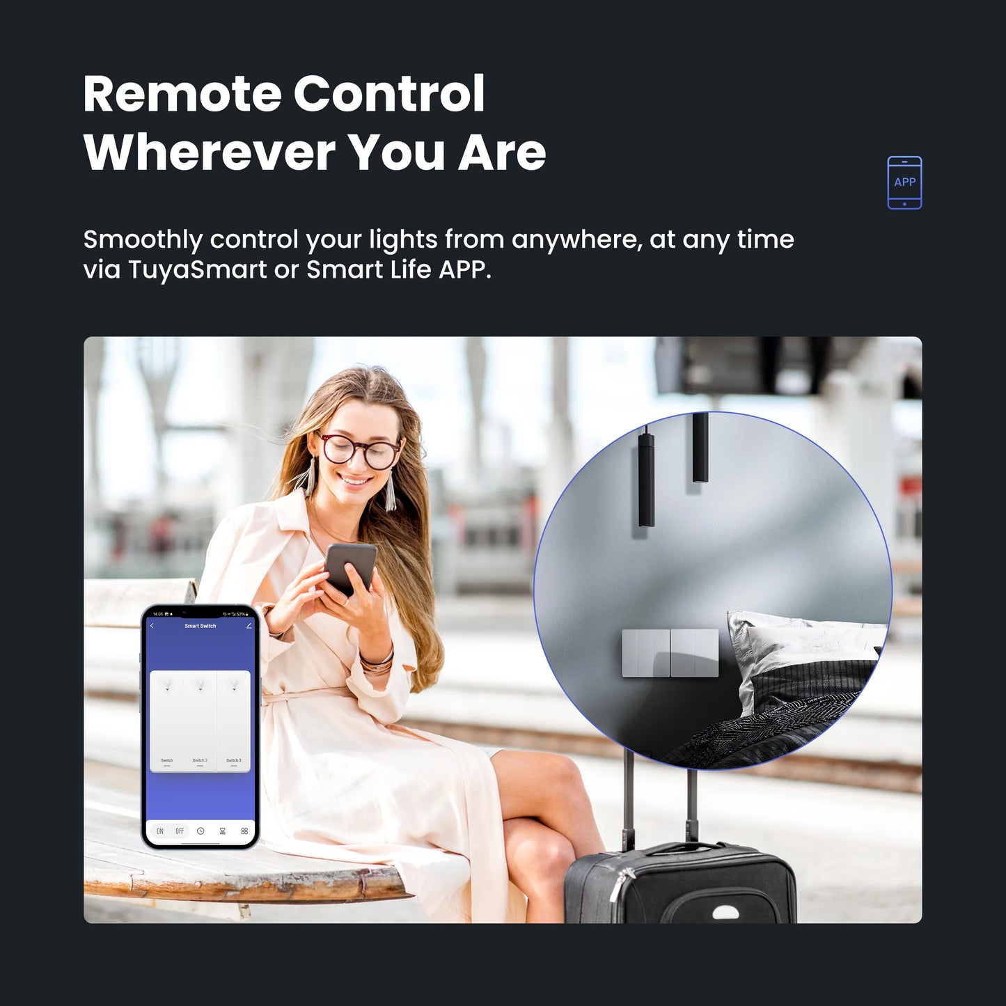 Smart WiFi Wall Light Switch