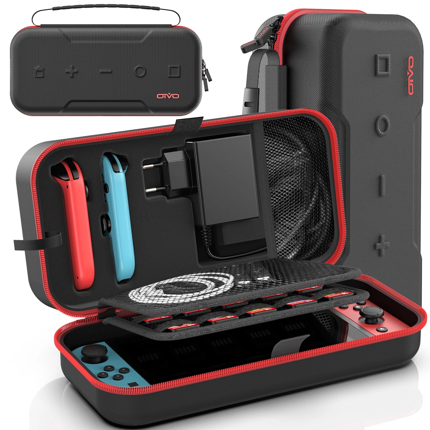 Premium Hard Shell Travel Case – Compatible with Switch & OLED