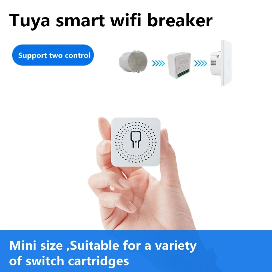 16A WiFi Smart Switch – 2-Way Voice Control