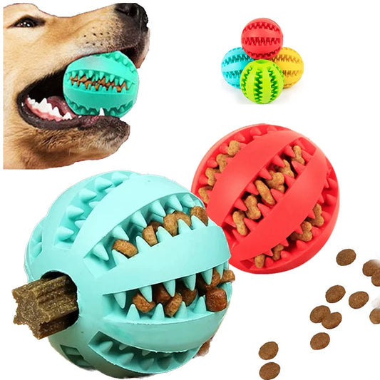 Interactive Dog Treat Puzzle Ball