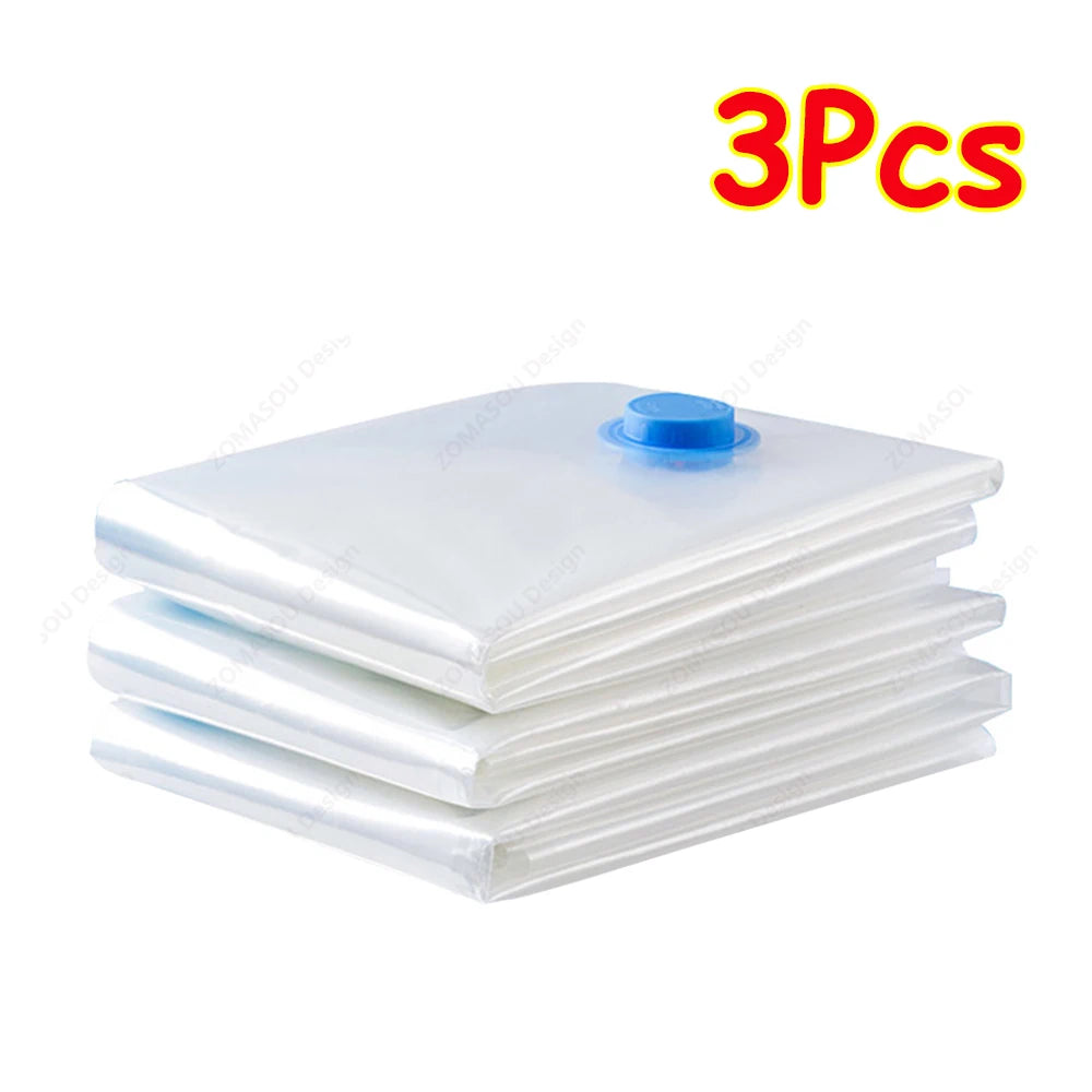 Reusable Vacuum Storage Bags with Hand Pump