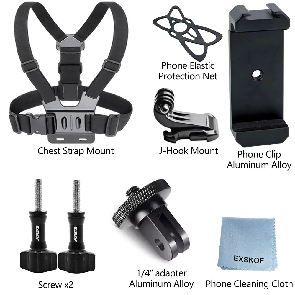 7-in-1 Action Camera Accessories Set