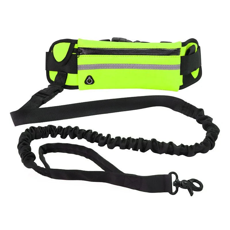 Hands-Free Dog Leash with Waist Bag