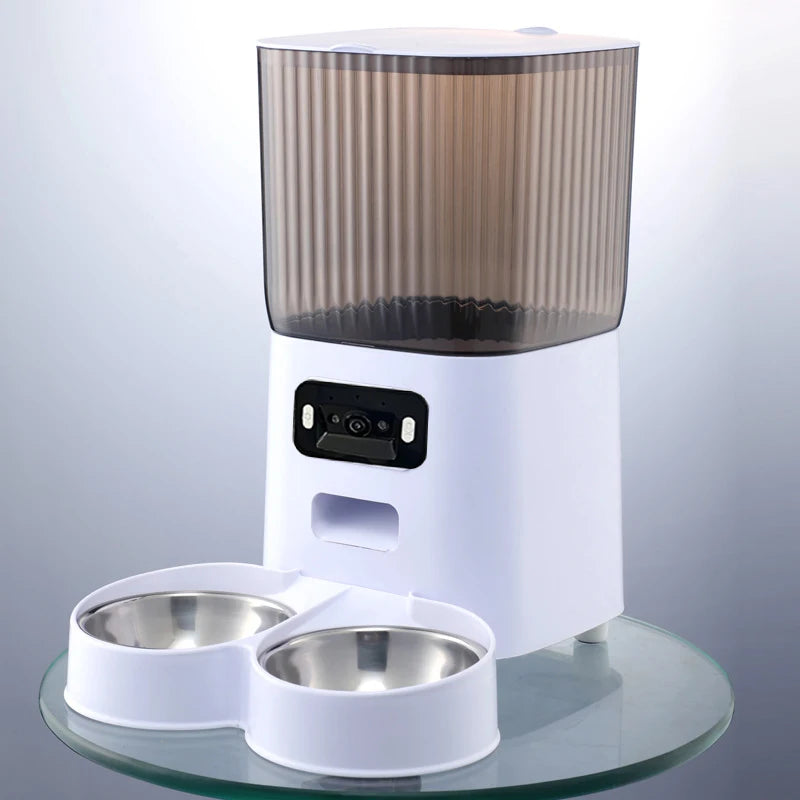 Smart Automatic Pet Feeder with Camera